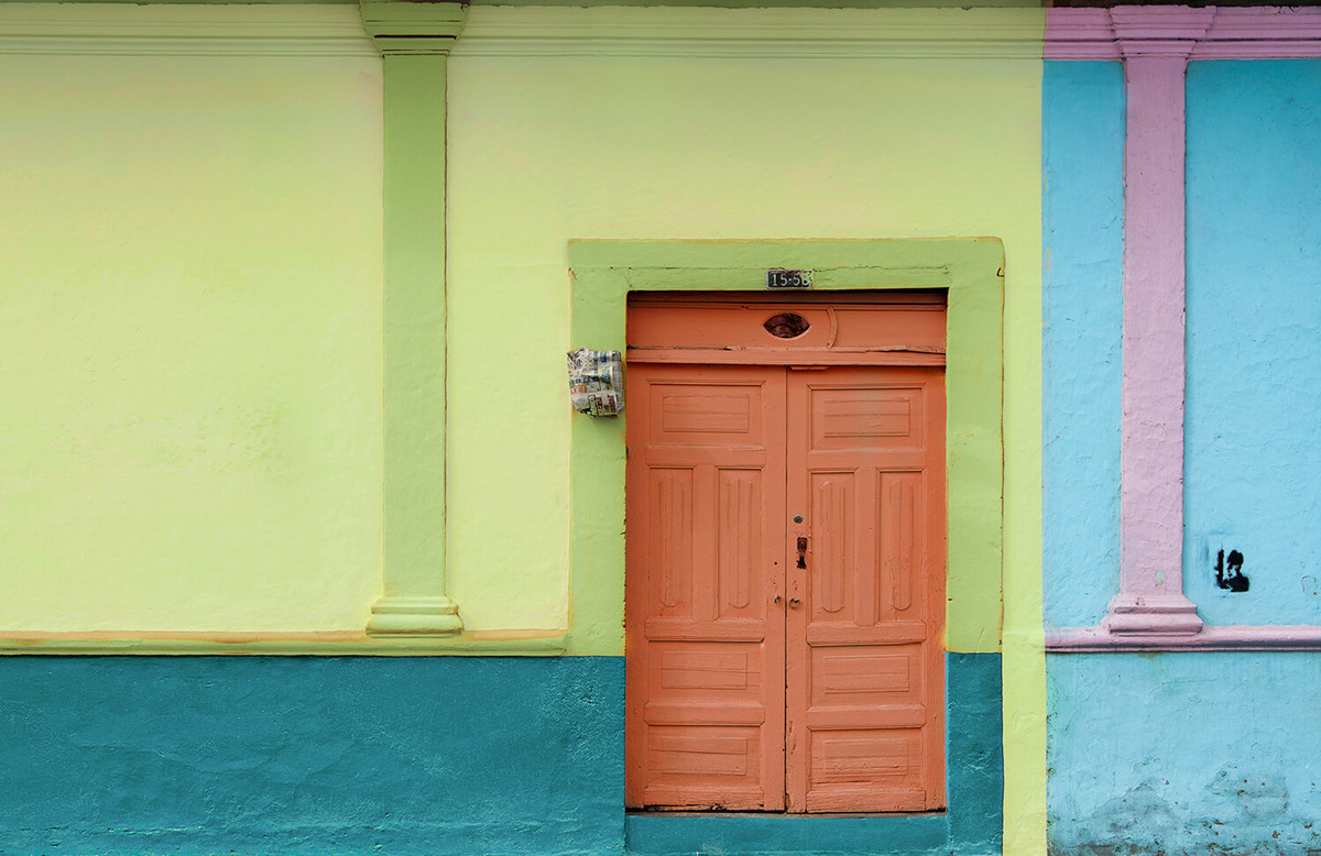 Orange Door, Latacunga, Ecuador