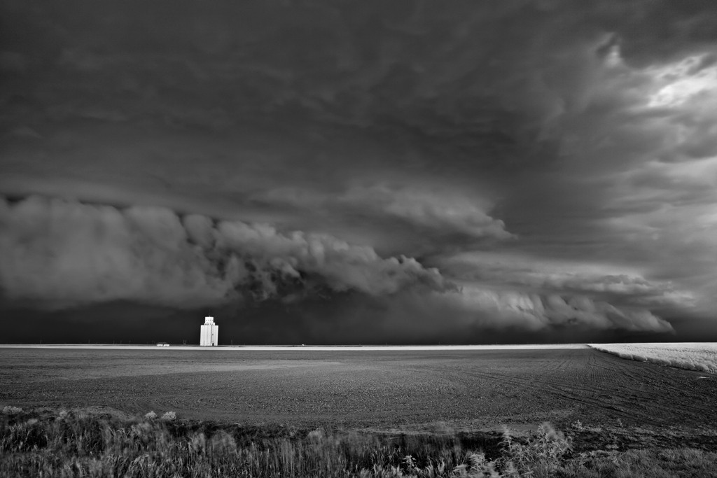 Storm Approaching Silo