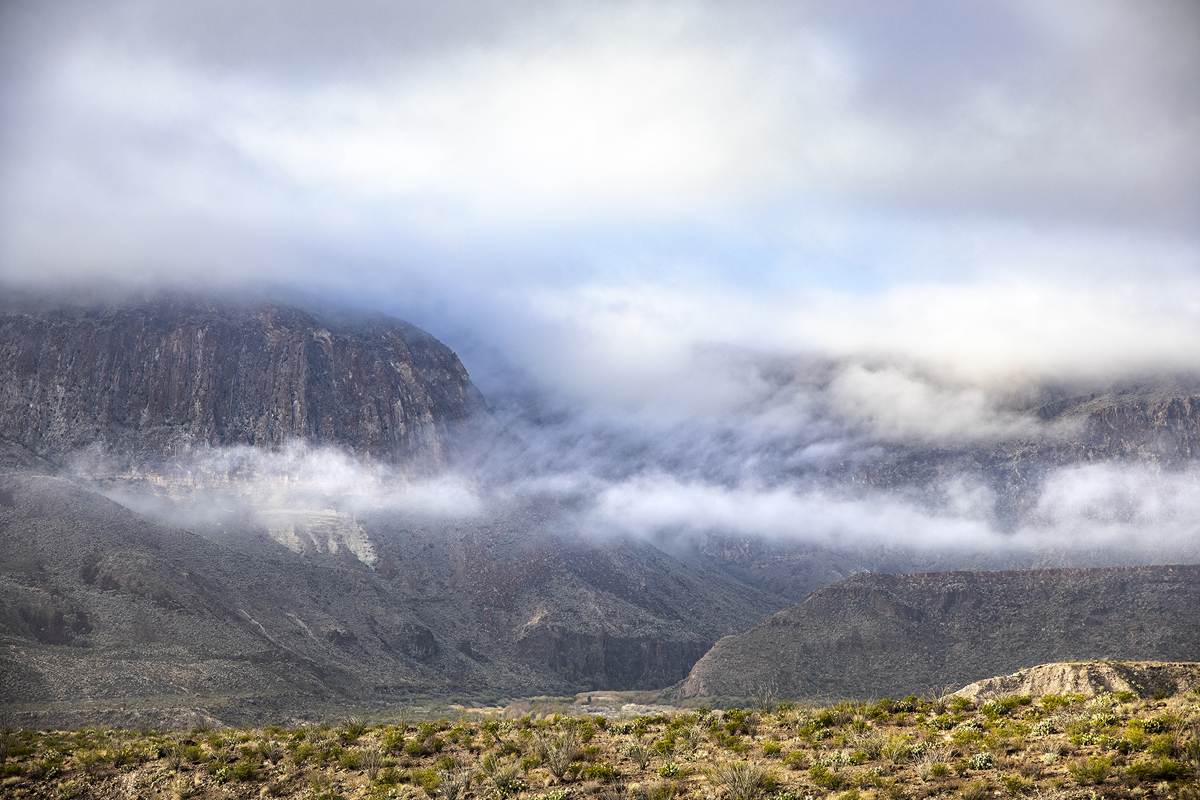 Kenny Braun, Rio Grande River Fog, 2019, Catherine Couturier Gallery