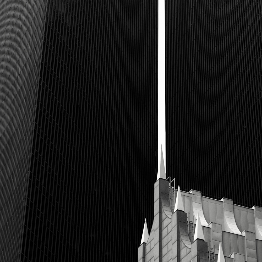 Mabry Campbell, Between Two Towers, Houston, Texas, 2018