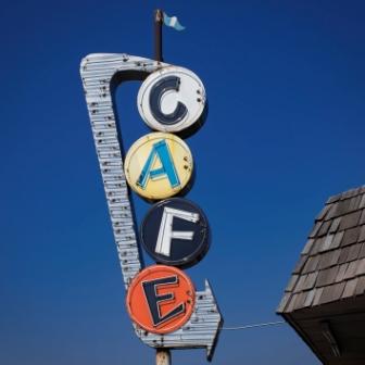 Molly Block Cafe Neon Sign