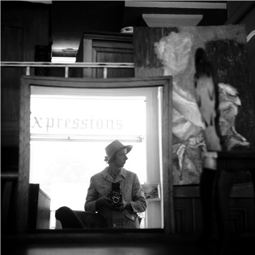 Vivian Maier, Self-Portrait, Expressions, CA, 1968